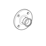 Brida Geberit Mapress Acero al Carbono PN 10/16, con manguito de compresión: d=22mm, DN=20